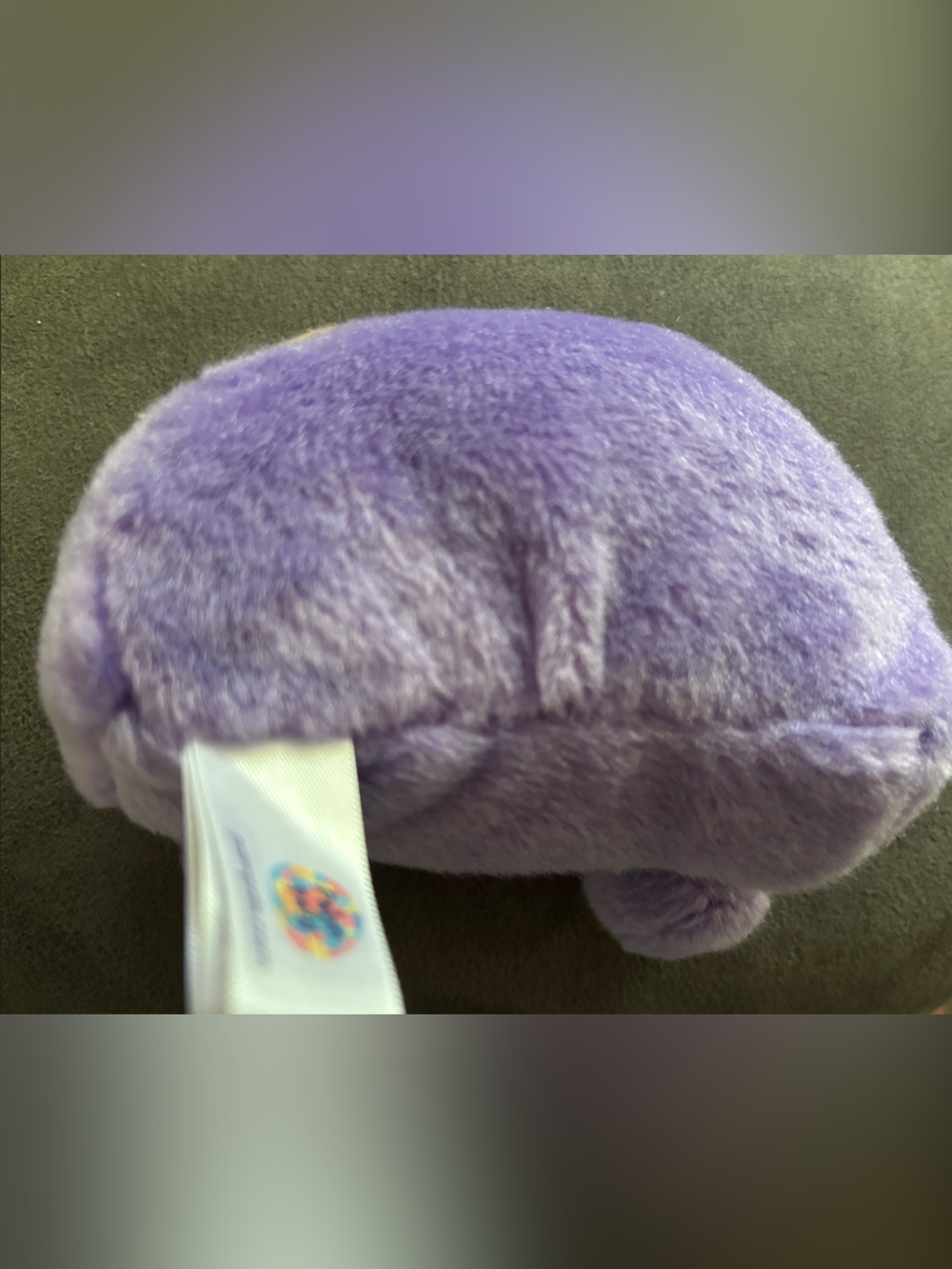 Rainbow Plush Charm - Multicolor Kawaii Face Palm Pals - Picture 3 of 3